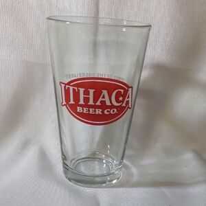 Tall Clear Ithaca Beer Co. 16 Oz. Glass (104)